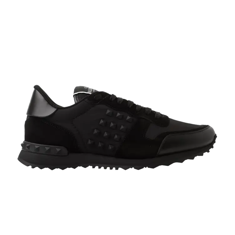 

Кроссовки Valentino Rockstud Rockrunner Black Nylon, черный