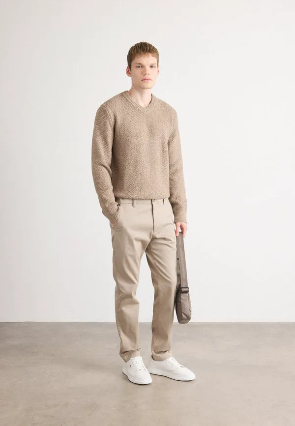 Узкие эластичные брюки чинос Calvin Klein, Vintage Khaki — фото 2