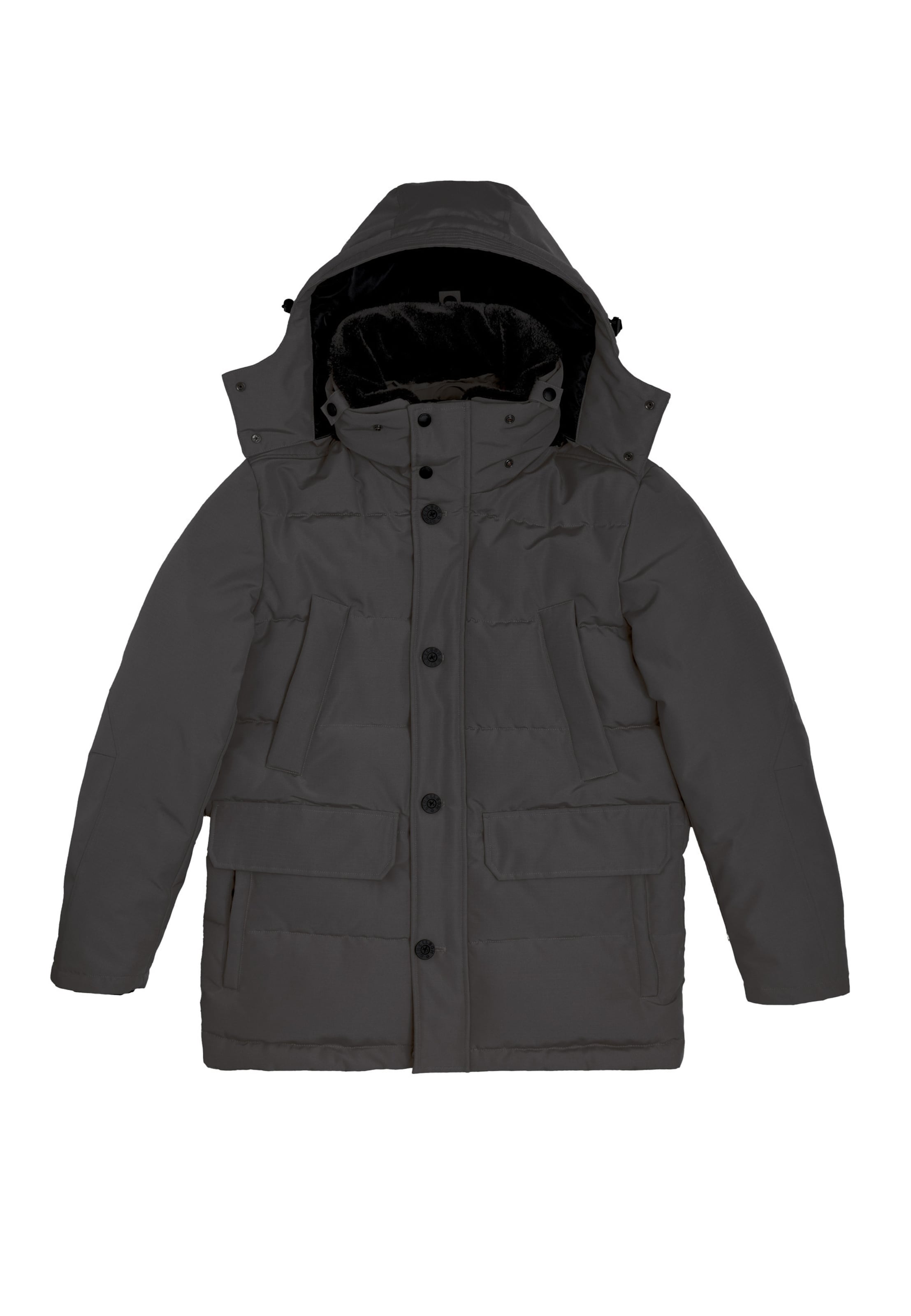 

Prohibited Зимняя куртка 'The Swiss Yuppie' в черном цвете