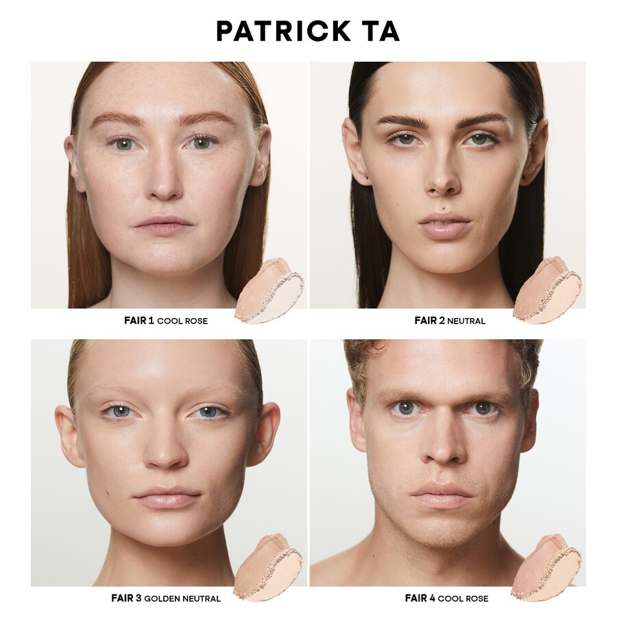 Тональный крем Major Skin и финишная пудра PATRICK TA, .32 oz cream and .14 oz powder /9 g cream and 4 g powder, Fair 3 — фото 3