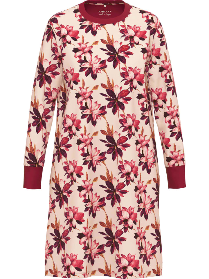 

Ночная рубашка из одинарного джерси абрикосового цвета Ammann