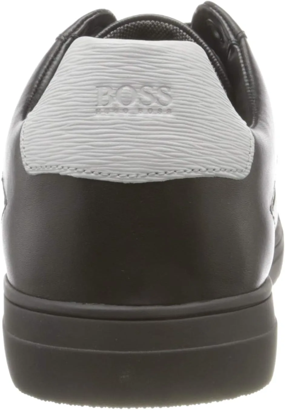 Мужские кроссовки BOSS Cosmopool Tenn из кожи и сетки, черный — фото 3