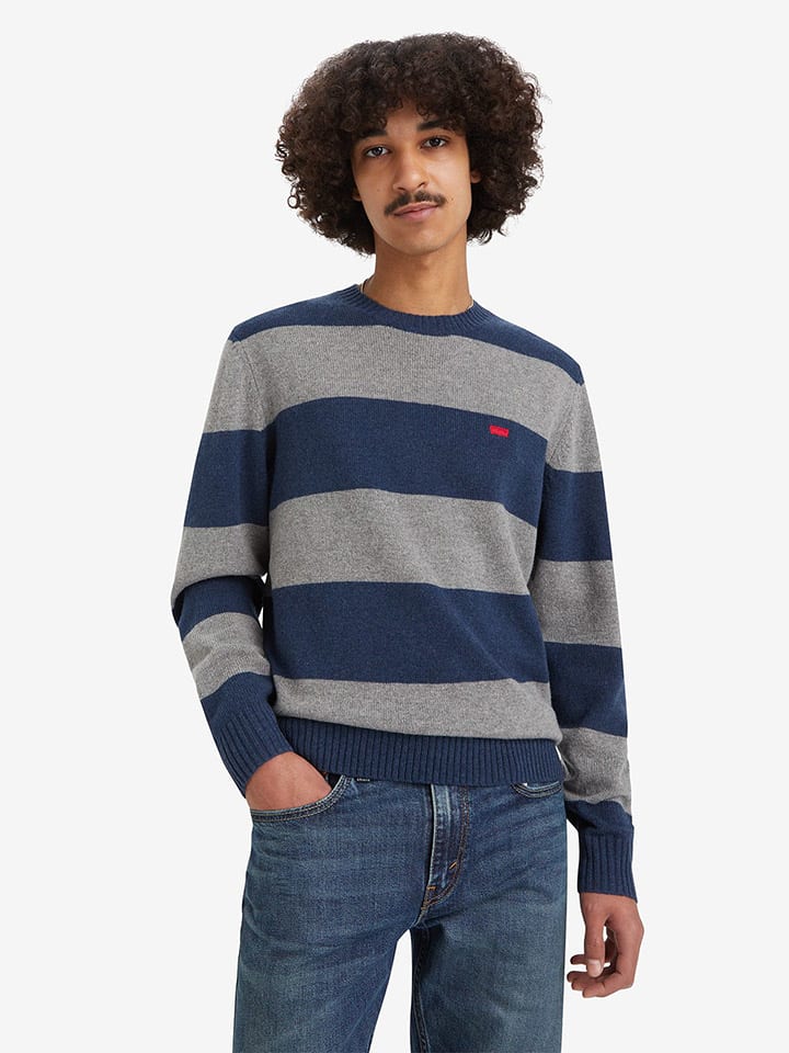 

Свитер темно-синего/серого цвета Levi's