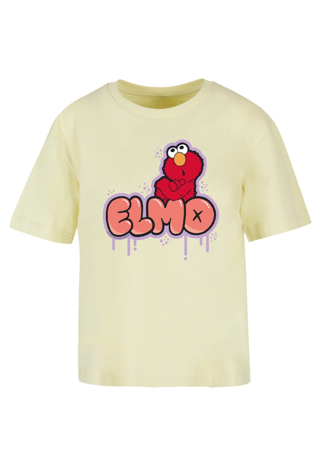 

Футболка с принтом SESAMSTRASSE ELMO NO F4NT4STIC, желтый