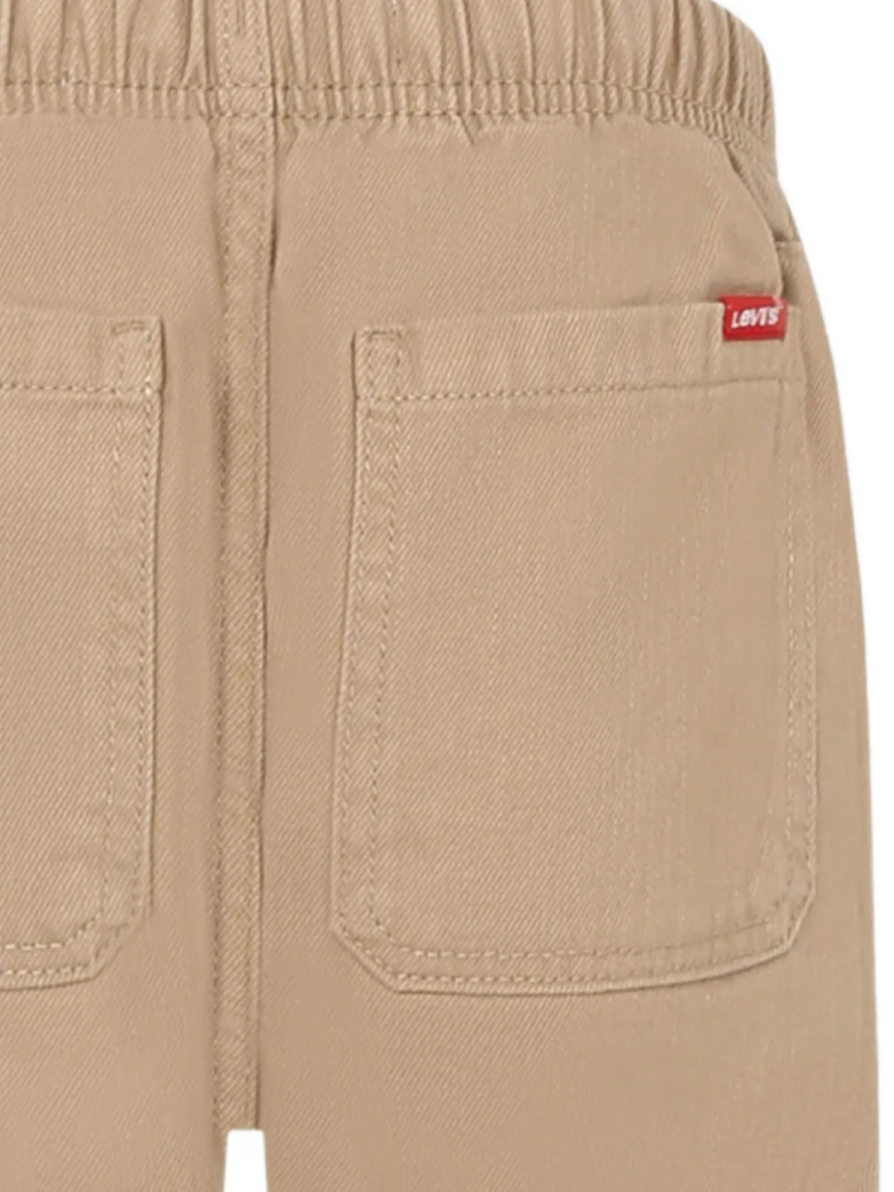 Детские хлопковые брюки Levi's Levi's Kids, нейтральный — фото 3
