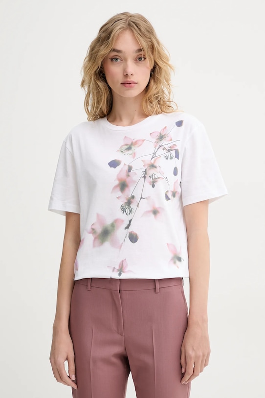 

Хлопковая футболка Ps Paul Smith, белый