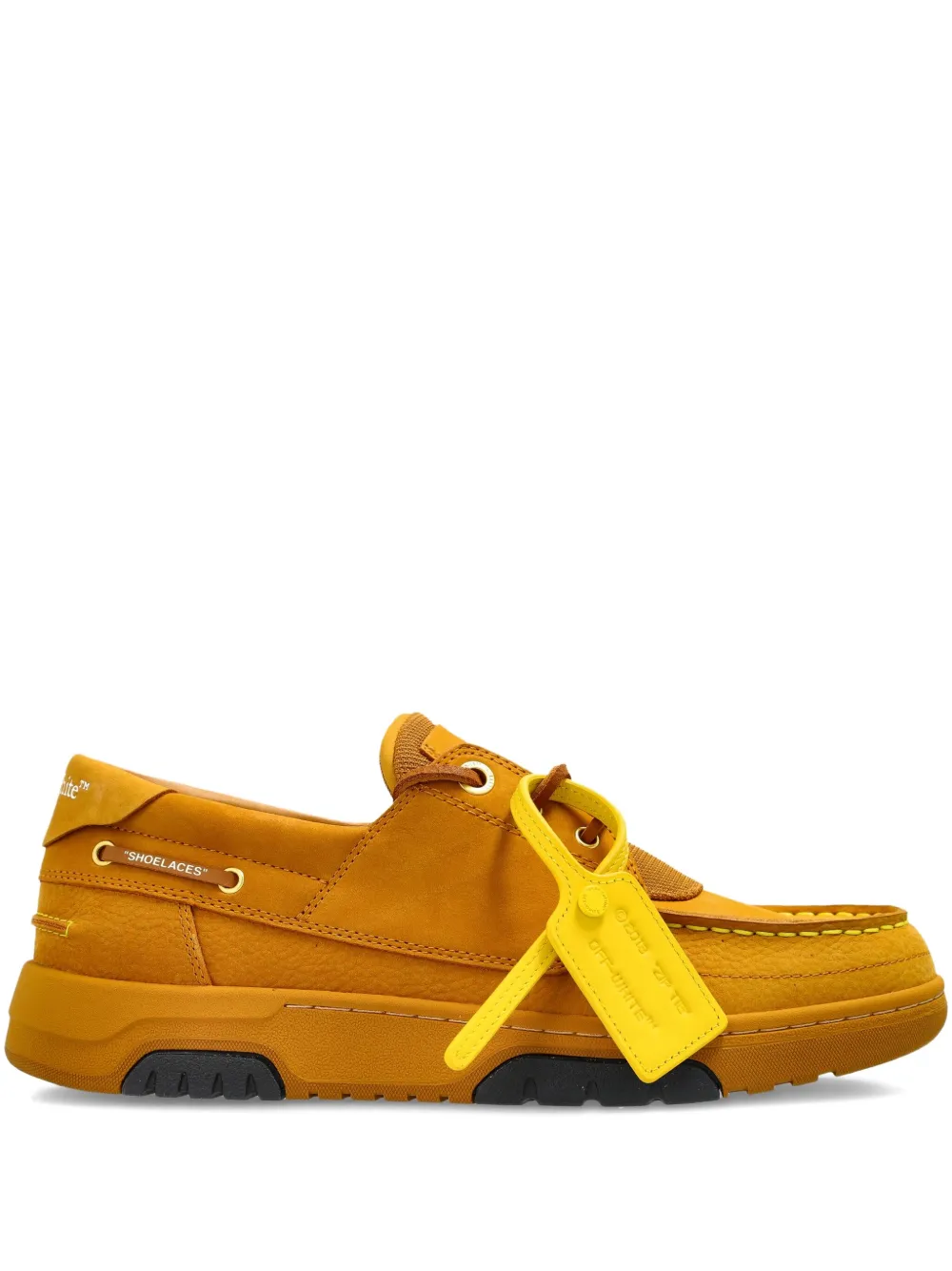 

Кроссовки на шнуровке Off-White, желтый