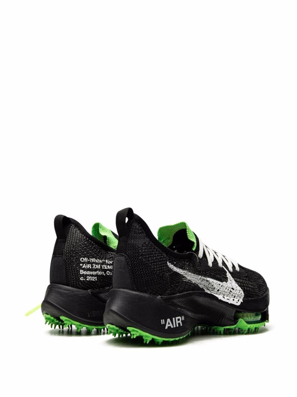 Кроссовки Air Zoom Tempo NEXT% из коллаборации с Off-White Nike X Off-White, черный — фото 3