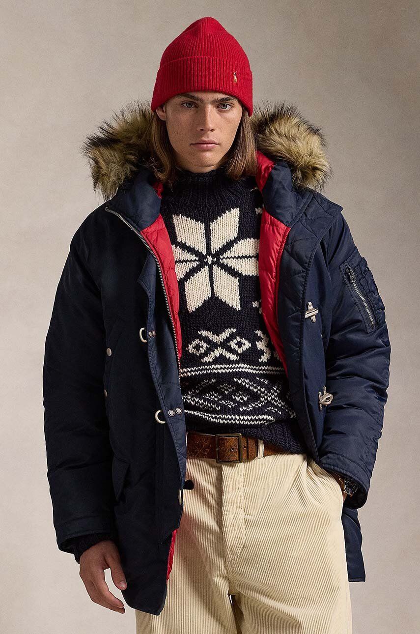 

Пуховик Polo Ralph Lauren, темно-синий