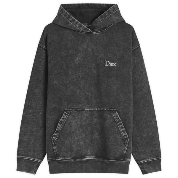 

Классическая толстовка из французского махрового трикотажа Dime, faded черный
