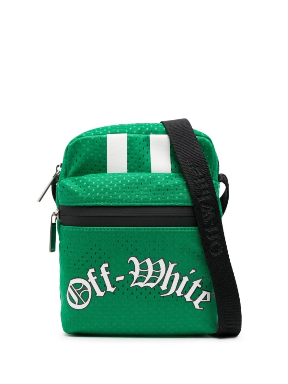 

Off-White сетчатая сумка-мессенджер Outdoor, зеленый