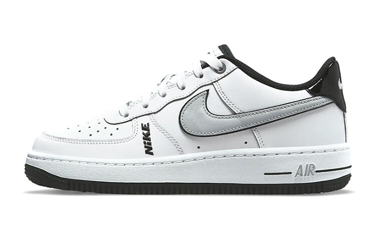 

Nike Air Force 1 Low LV8 Белый Волк Серый Черный (GS)