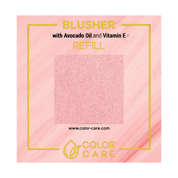 

Веганские перламутровые румяна - сменный блок - 01, 8 г Color Care Cool pink, цвет 01 cool pink