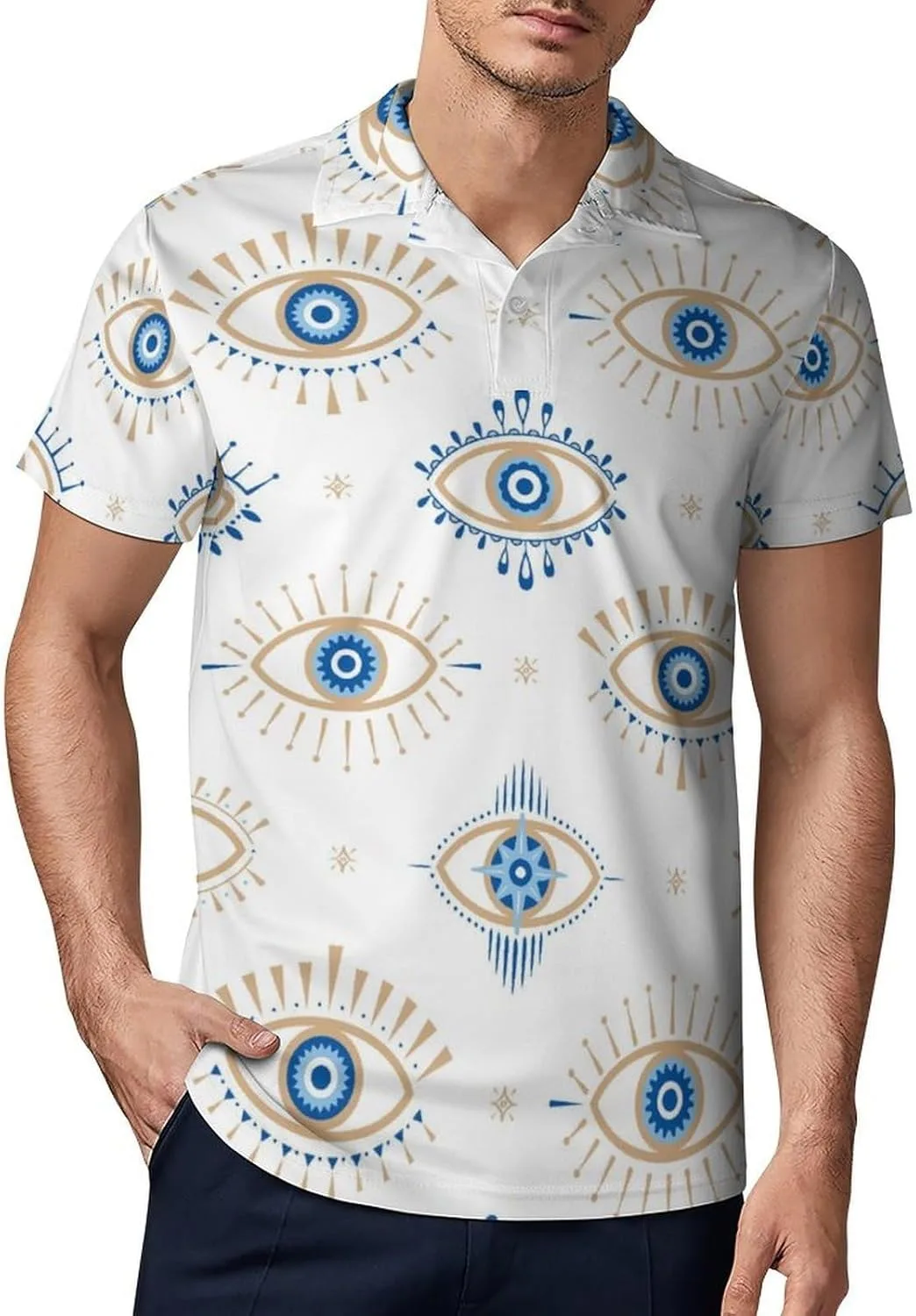 

Футболка Evil-Eye с коротким рукавом, мужская, Dry Fit