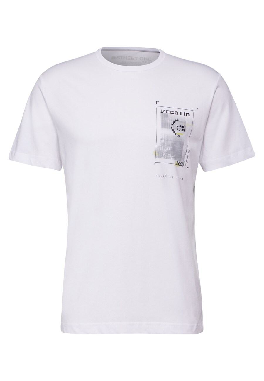 

Классическая футболка Street One MEN Shirt, белый