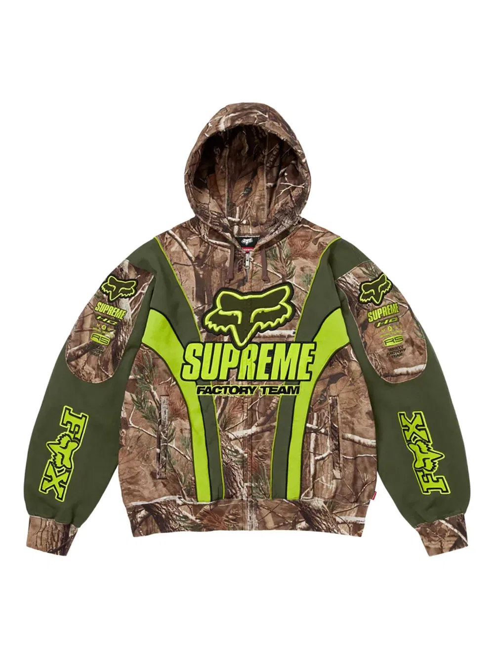 Толстовка с застежкой-молнией X Fox Racing Supreme, коричневый