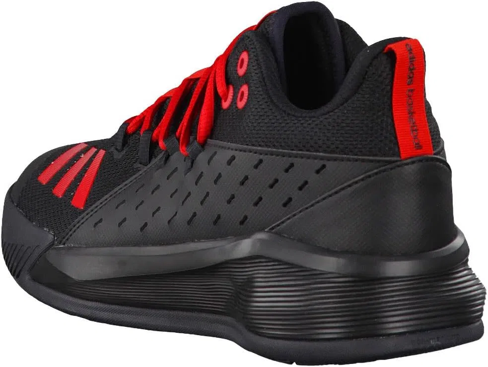 Мужские баскетбольные кроссовки Adidas Street Jam 3, Black, Black, Red, Black — фото 4
