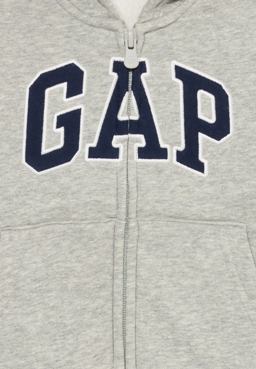 Толстовка на молнии LOGO TODDLER BOY GAP, светло-серый — фото 3