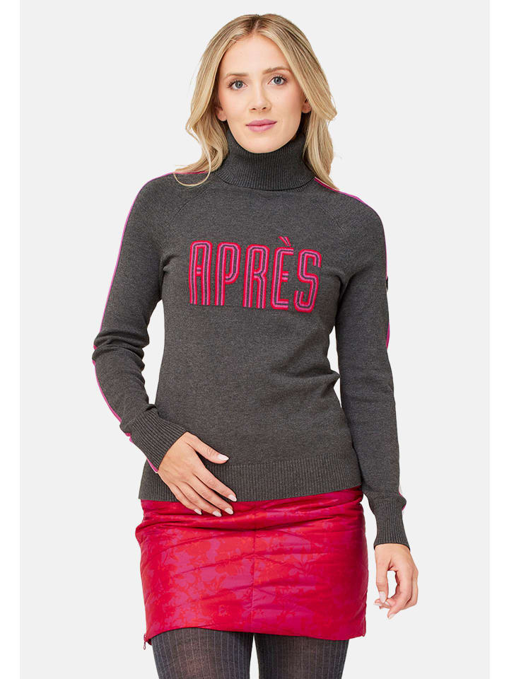 

Krimson Klover Свитер Annika с высоким воротником, цвет темно-серый