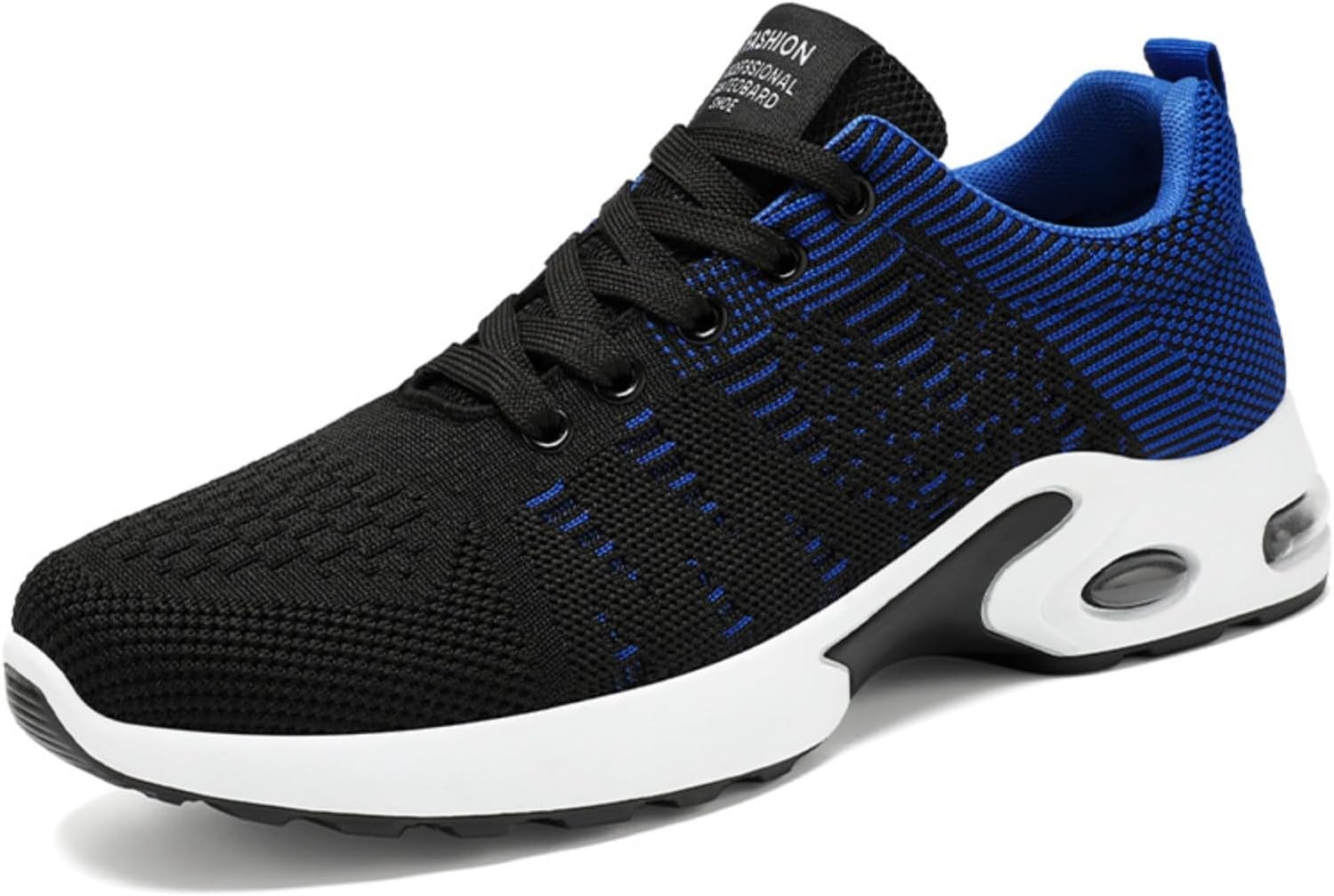 

Мужские дышащие кроссовки с противоскользящей подошвой, удобные спортивные кроссовки из вязаного материала для бега, занятий в тренажерном зале и на открытом воздухе Huayorong, синий