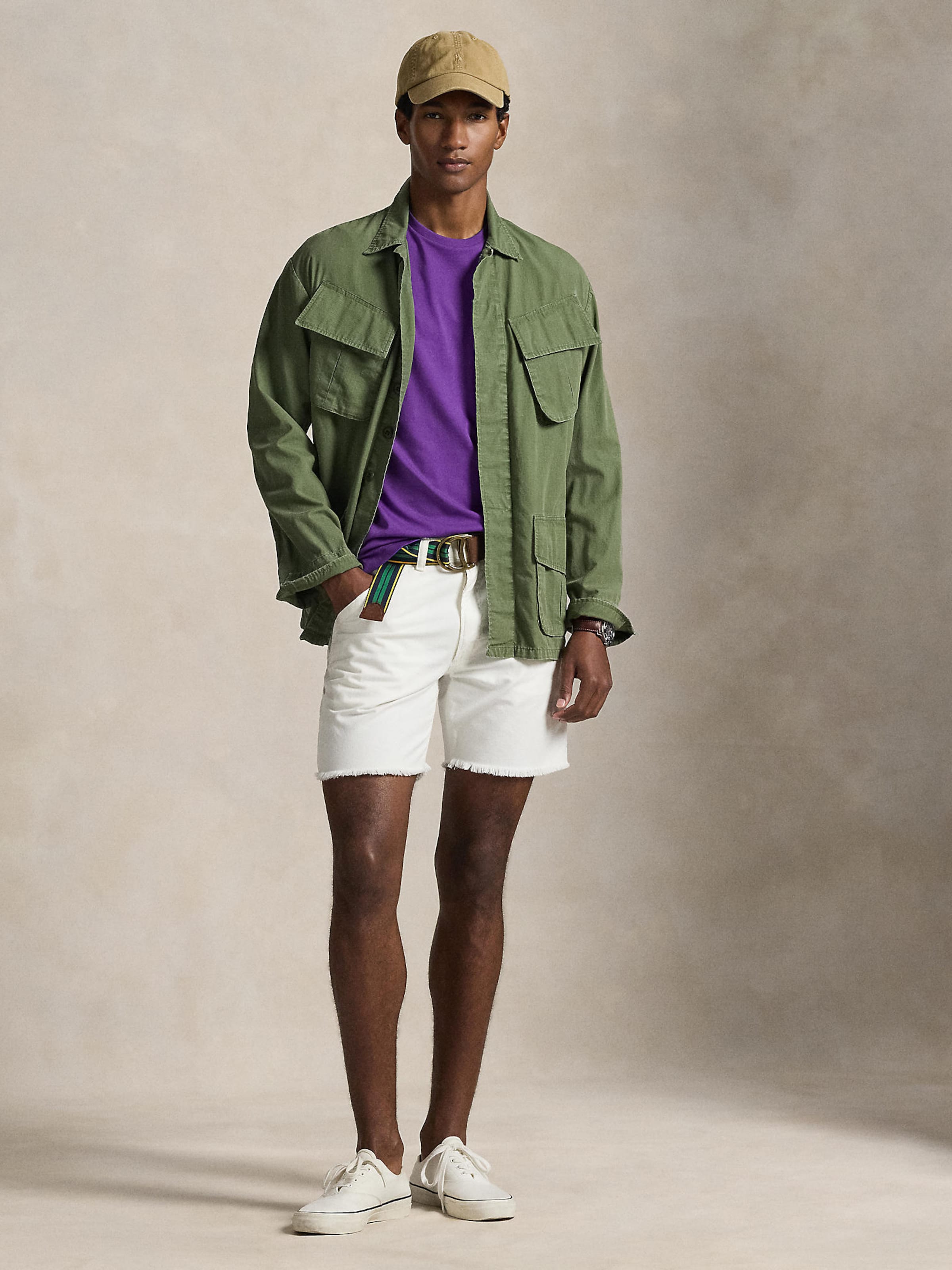 Polo Ralph Lauren Футболка Regular Fit 'SSCNCMSLM2' в цвете Purple — фото 4