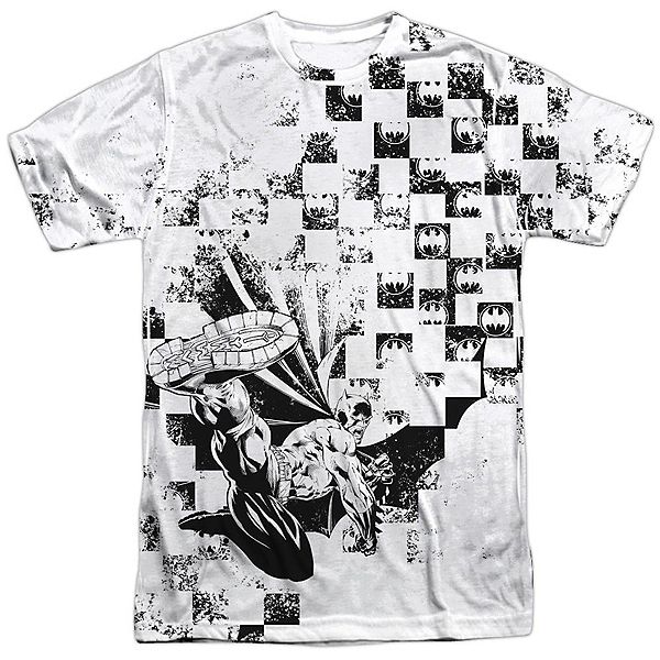 

Футболка с принтом batman в клетку Licensed Character