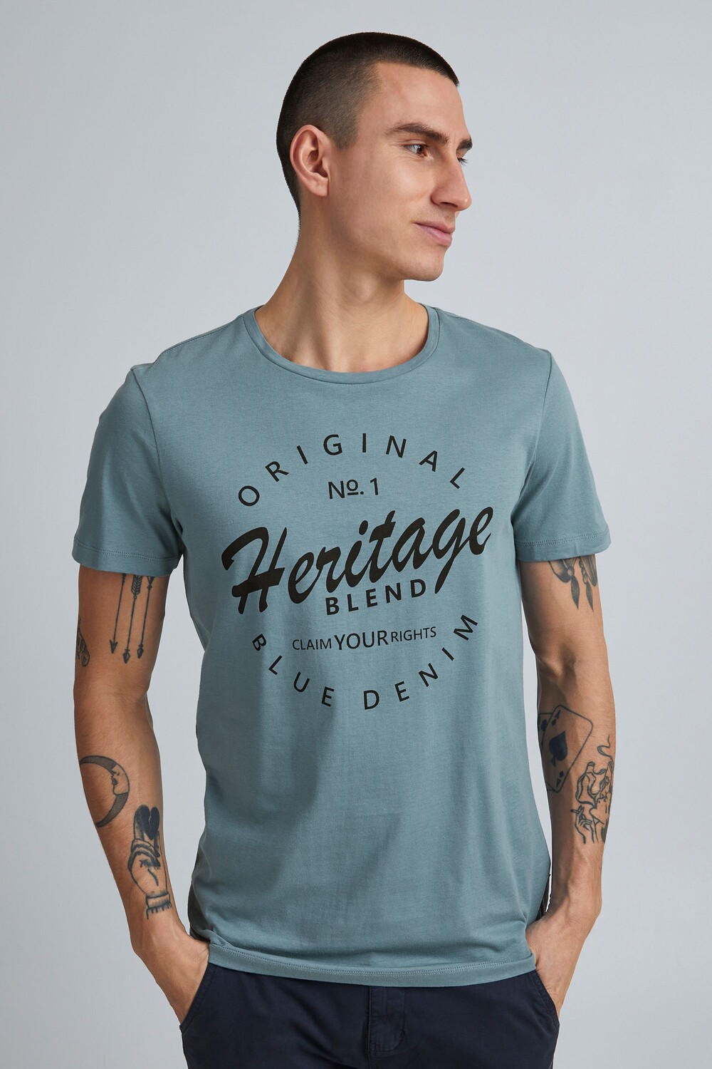 

Футболка BLEND BHAbraham 20714403 ME, синий