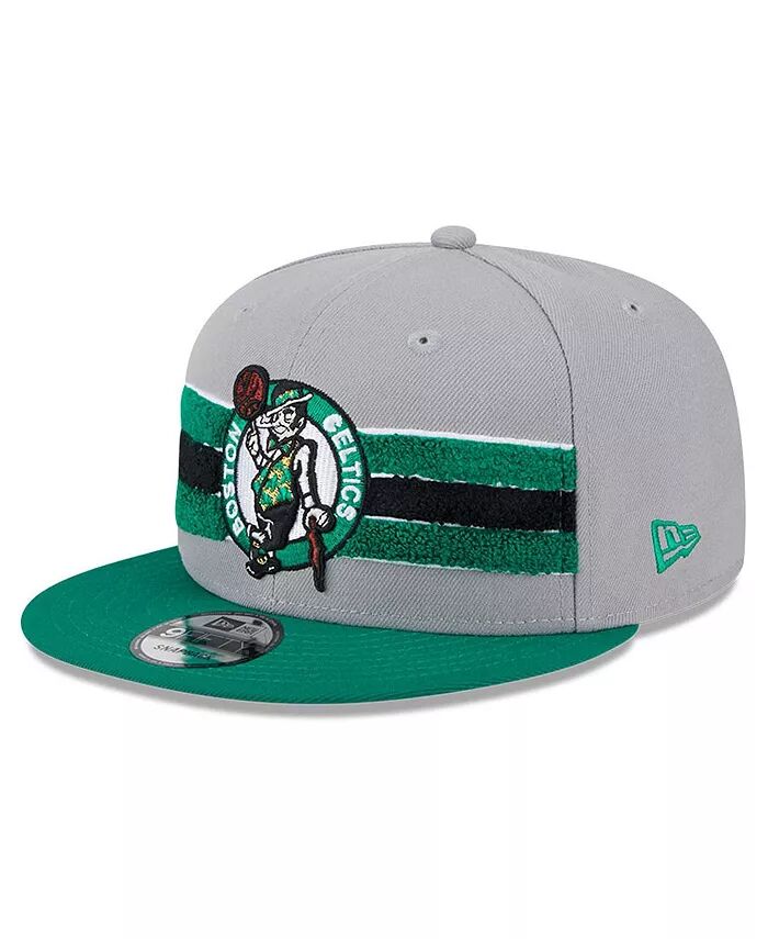 

Мужская серая бейсболка Boston Celtics Chenille Band 9FIFTY Snapback New Era