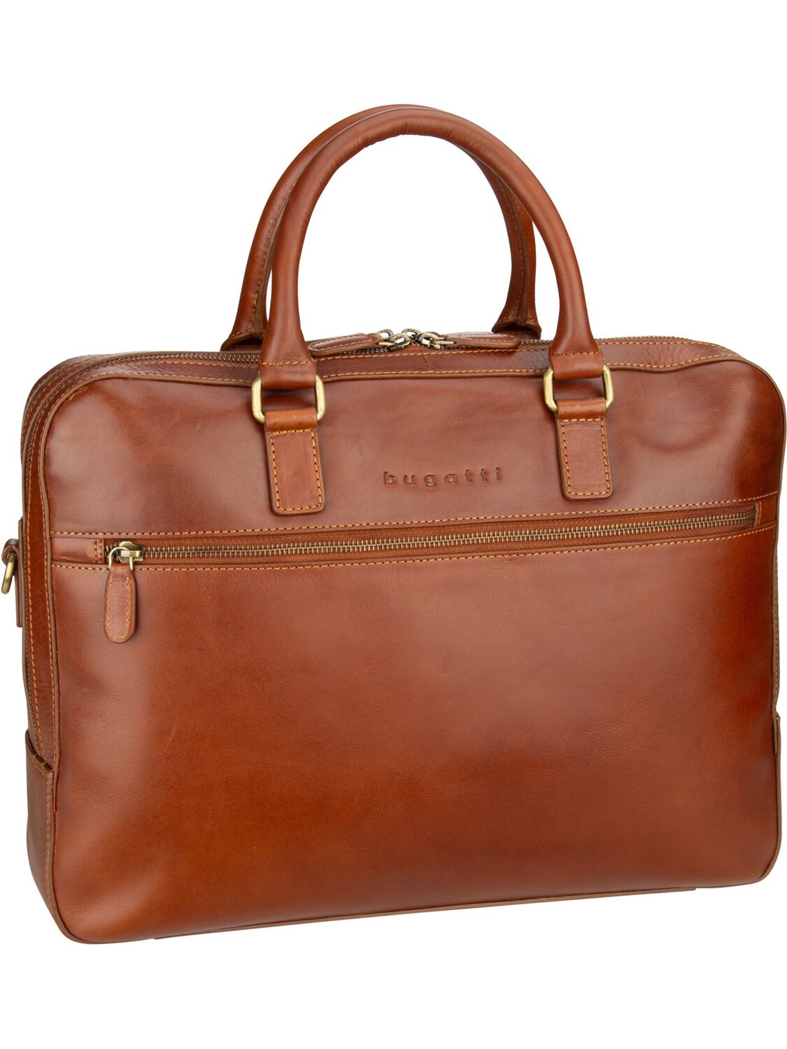 

Сумка для ноутбука Bugatti Remo Briefcase Large, коньячный