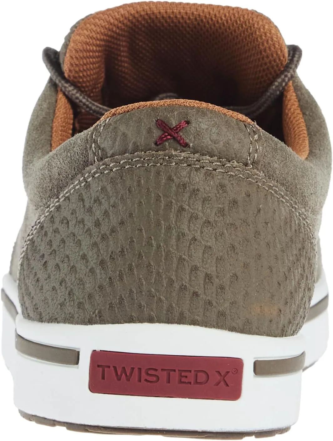 Мужские повседневные ковбойские туфли Twisted X в стиле Hooey Loper, светло-серые — фото 4