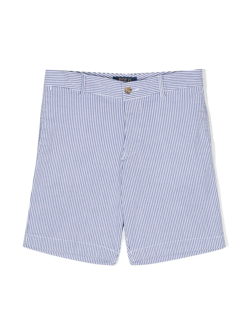 

Шорты-бермуды в полоску POLO RALPH LAUREN KIDS, синий