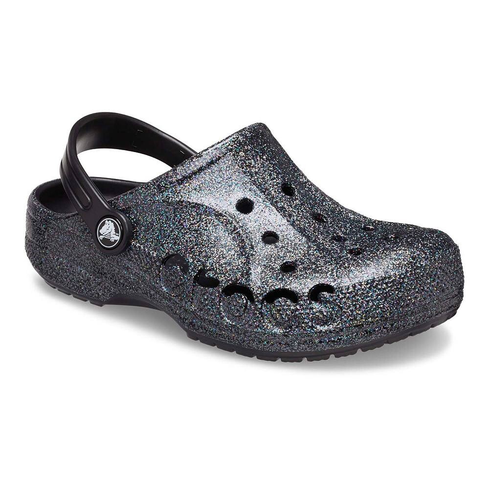 

Блестящие сабо Crocs Baya для малышей, цвет Black Multi