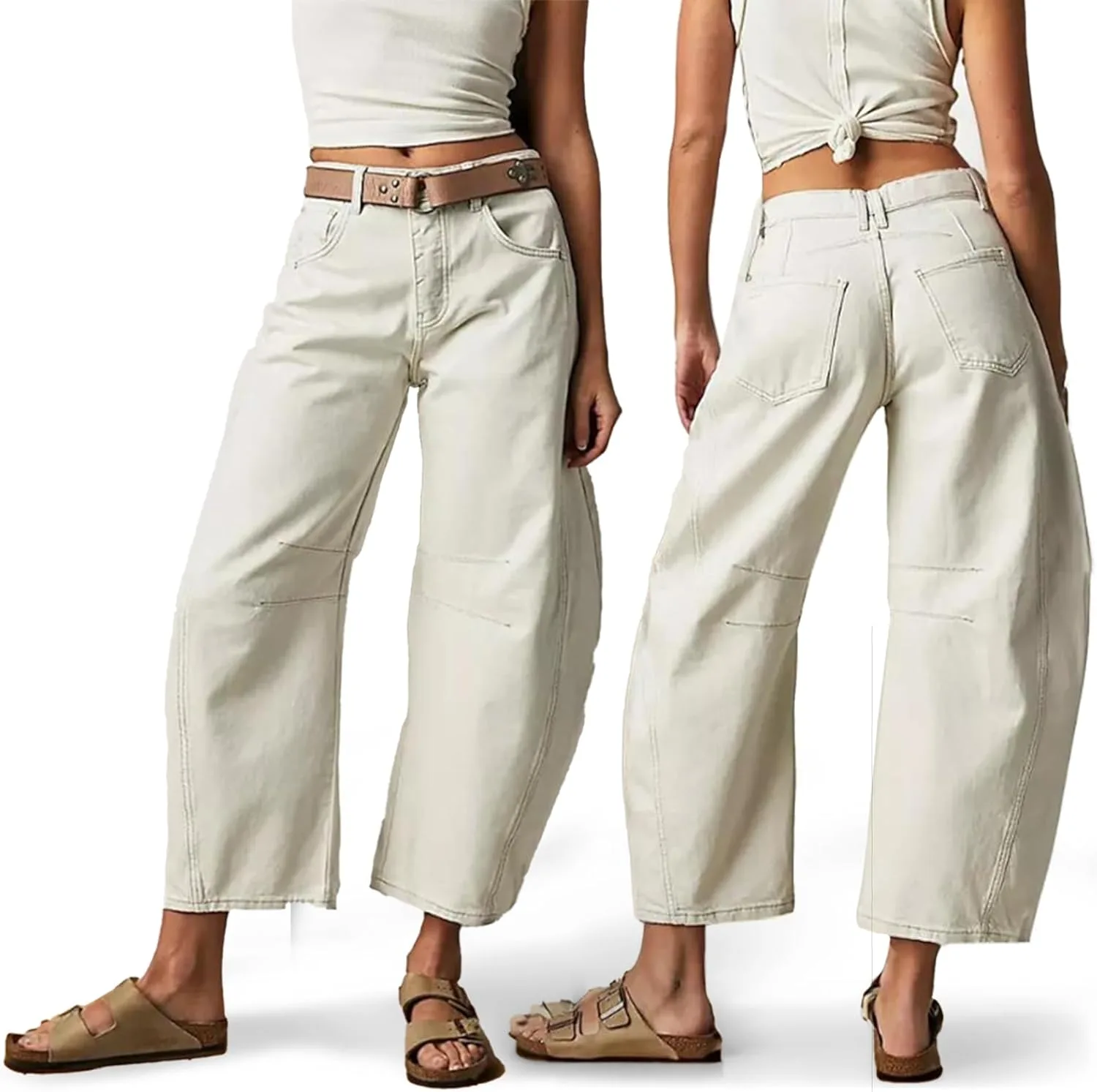 

Брюки Barrel Jeans Women, Mid Rise, Wide Leg Geerta