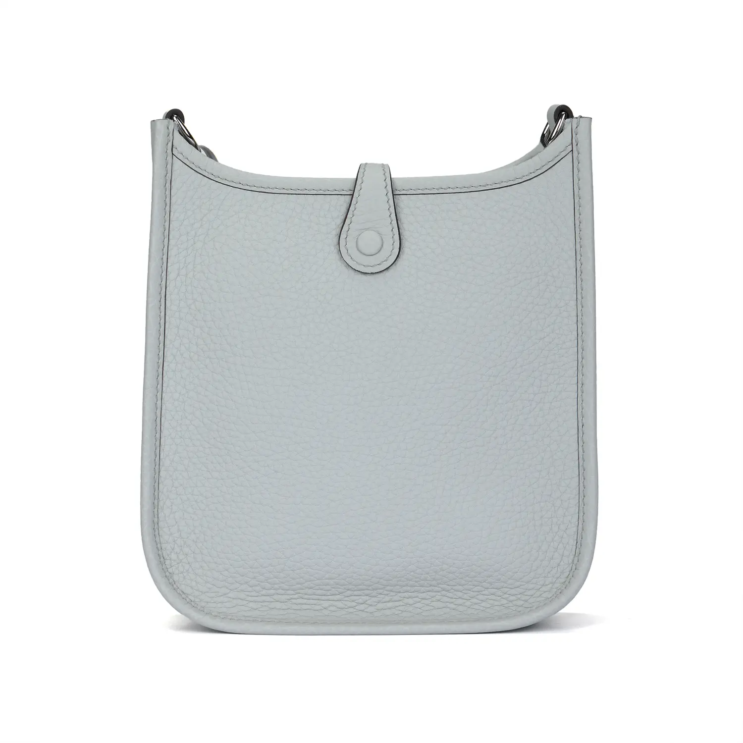 HERMES Сумка через плечо Evelyne Clemence Bullock Leather Crossbody Bag, 16, женская, 08 Bleu Pale Grail Blue — фото 3
