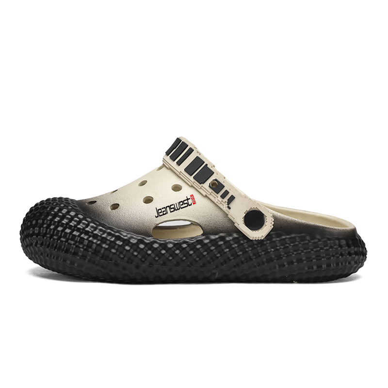 

JEANSWEST Клоги унисекс цвета хаки и черный, цвет Khaki Black