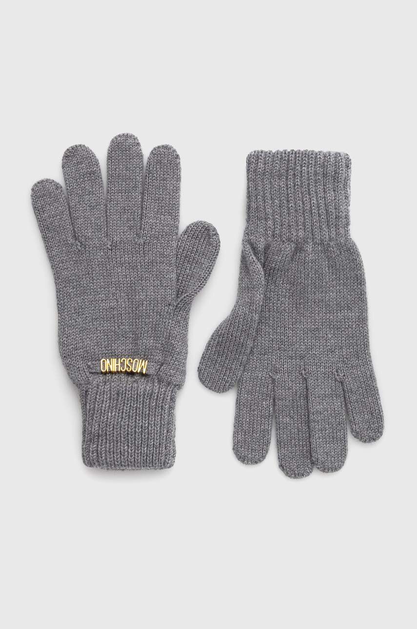 

Перчатки Moschino, серый