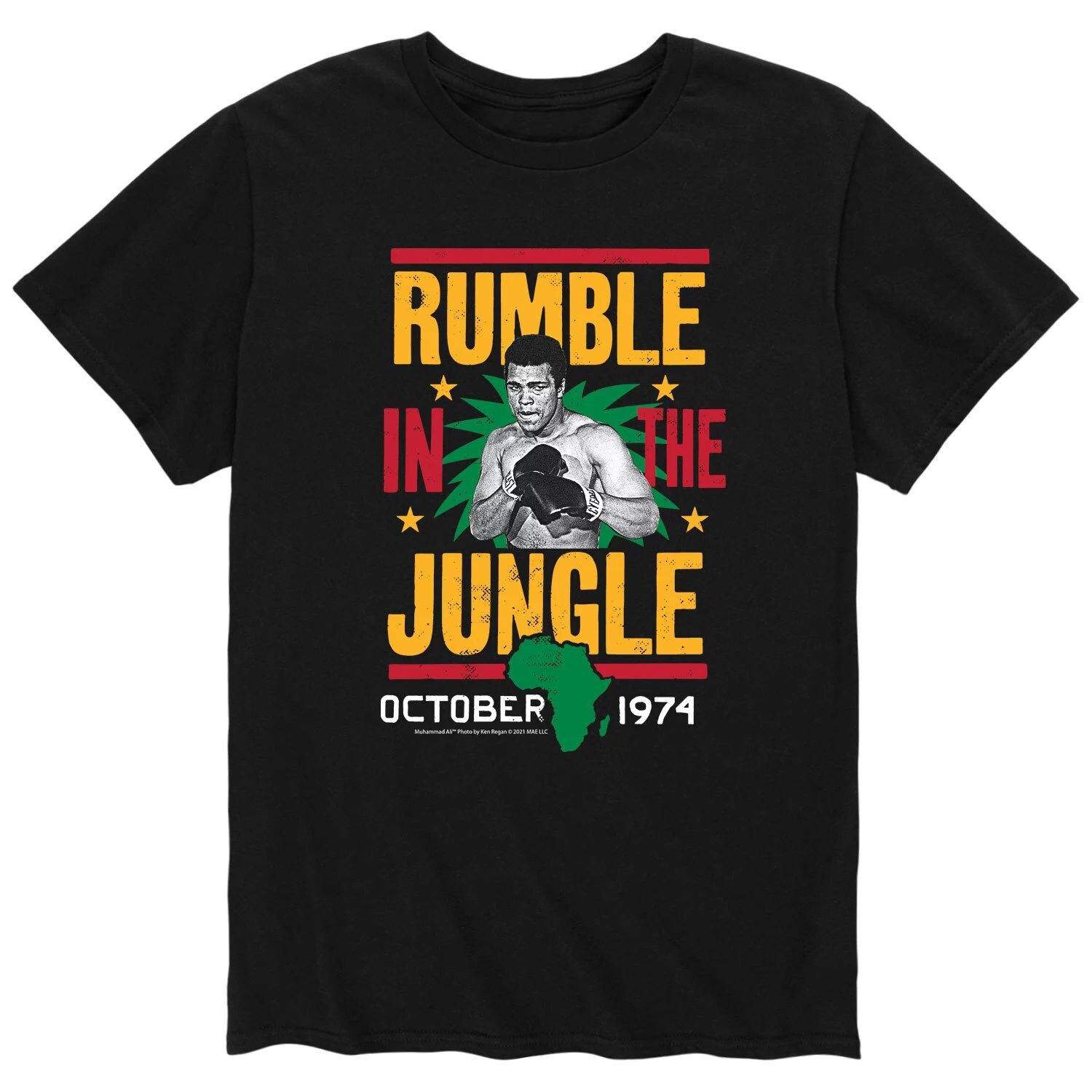 

Мужская футболка Ali Rumble In The Jungle Licensed Character