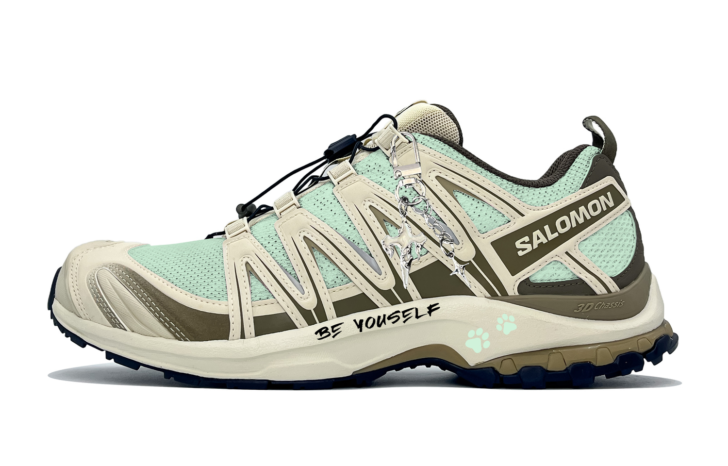 

SALOMON Кроссовки для трейлраннинга XA PRO 3D Unisex Green с защитой от истирания и дышащие