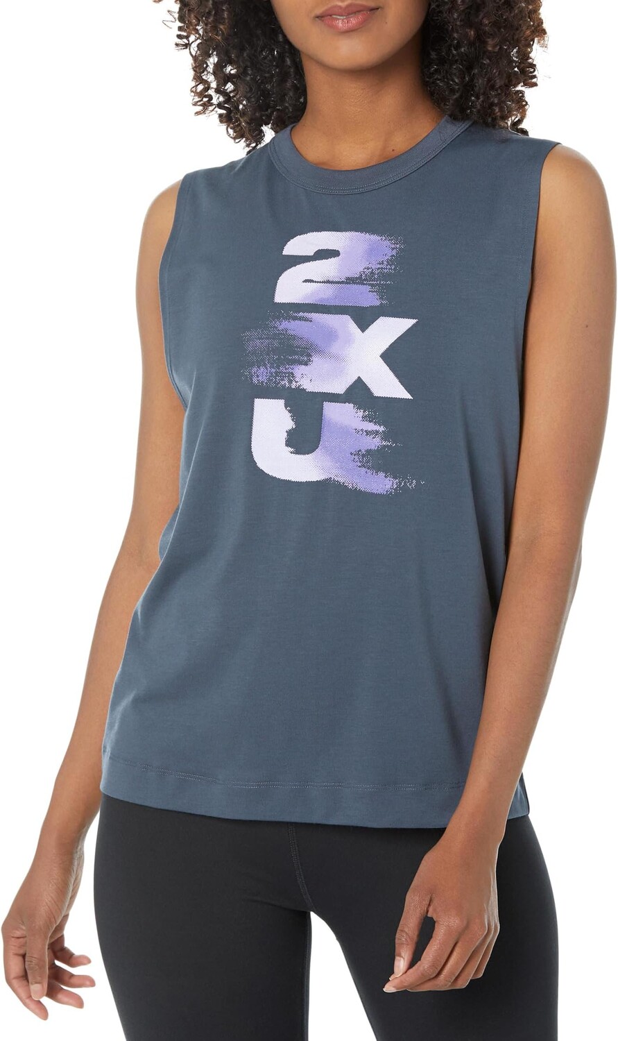 

Топ 2XU Form Tank, цвет India Ink/Lavender