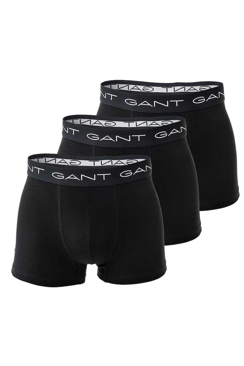 

Боксеры с логотипом, 3 пары Gant, черный
