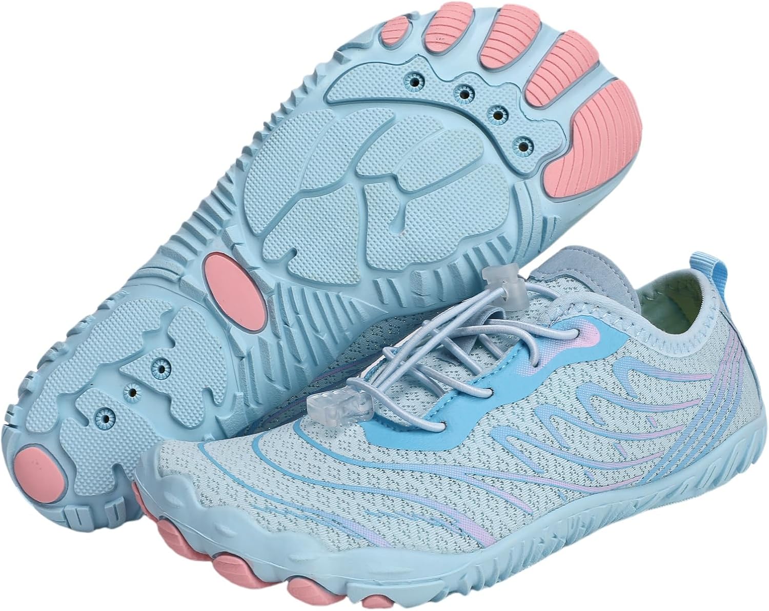 

Кроссовки для походов для женщин и мужчин, профессиональные обувь с широкой носочной частью, спортивные походные кроссовки, дышащие, с противоскользящей подошвой, быстросохнущие для трейлраннинга Generic, синий