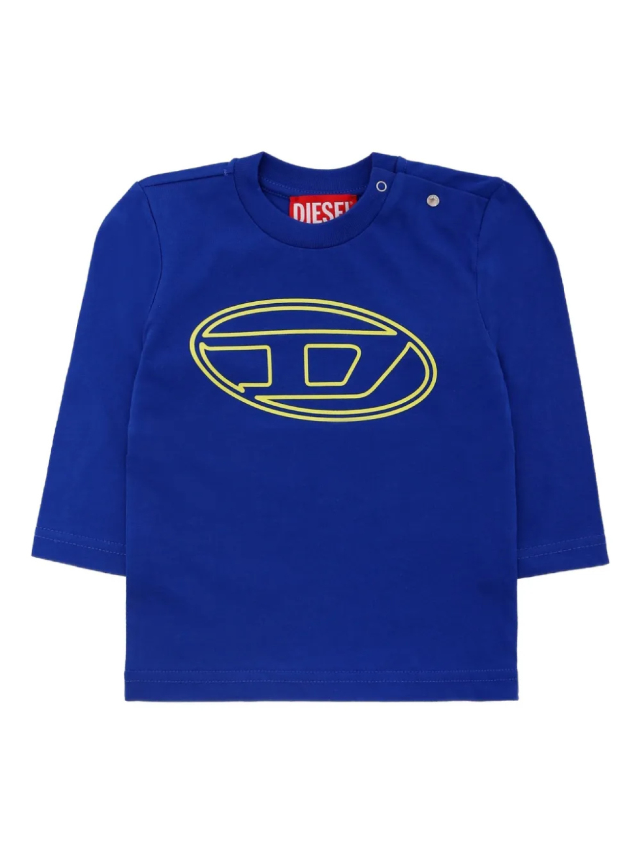 

Футболка с длинными рукавами и логотипом Diesel Kids, синий