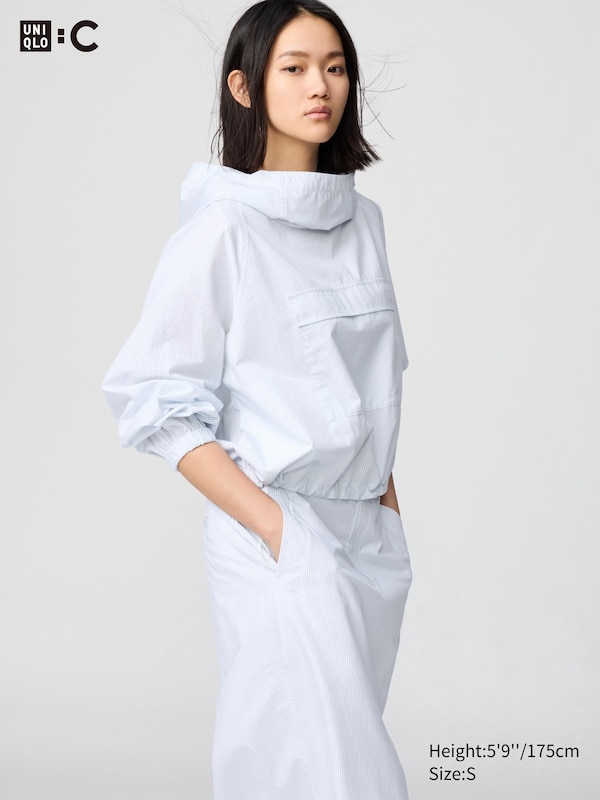 

Рубашка-Свитер с капюшоном Uniqlo, белый
