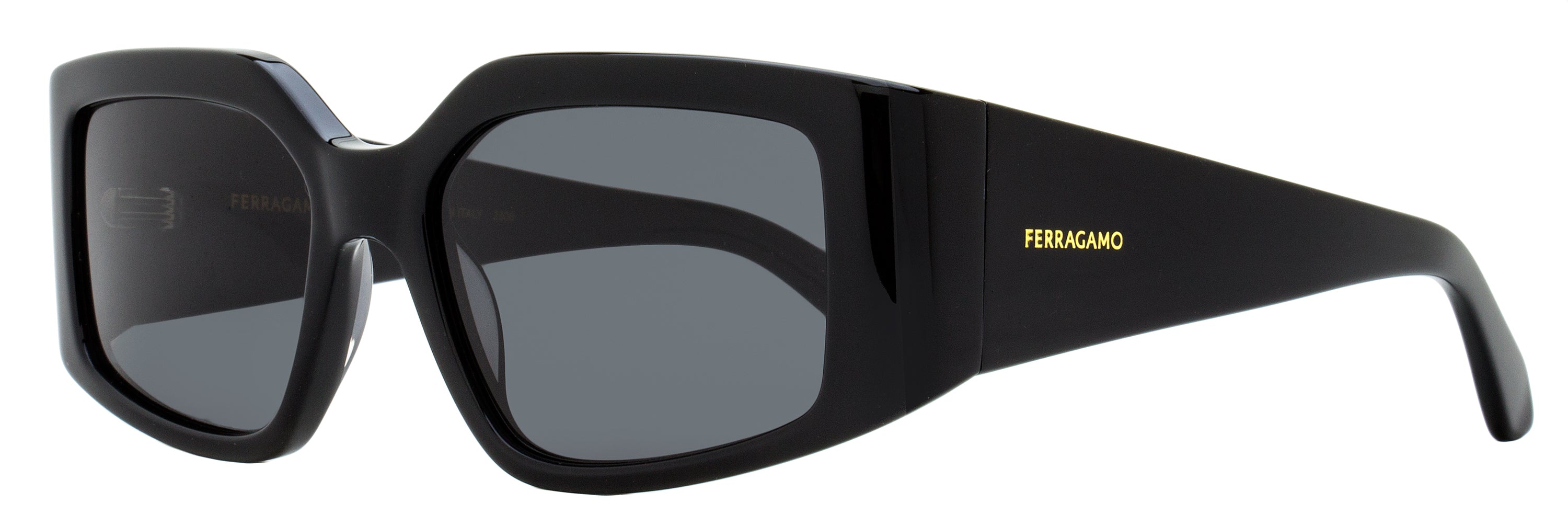 

Женские солнцезащитные очки Ferragamo Modified Rectangle SF1101S 001 черные 54 мм Salvatore Ferragamo