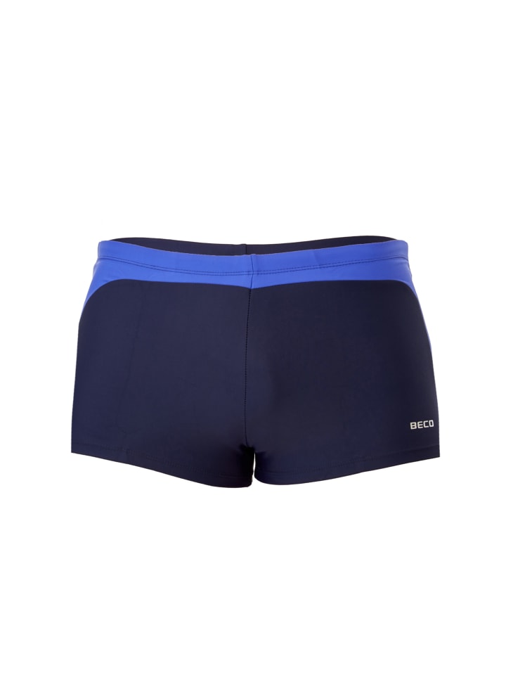 

BECO the world of aquasports Плавки свободного кроя, с квадратными штанинами, модель "Side Flash" темно-синего цвета