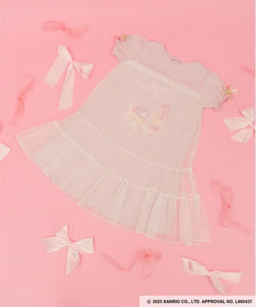 Детское платье с принтом My Melody axes femme розовое