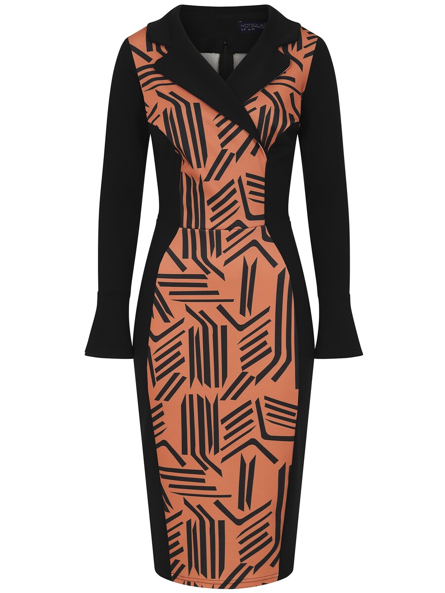 

Платье миди HotSquash Dress, цвет dark orange/black