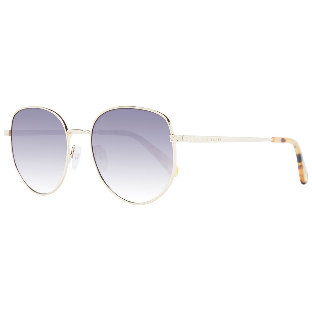

Золотые женские солнцезащитные очки Ted Baker