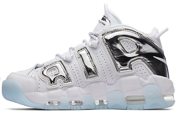 Кроссовки Nike Air More Uptempo Chrome White Women's