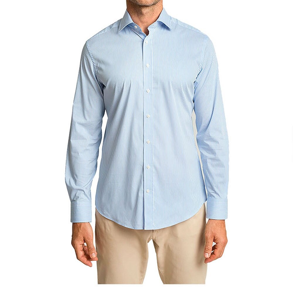 

Рубашка с длинным рукавом Hackett Stretch Stripe BC, синий